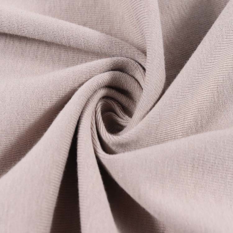 Modal Polyester Single Jersey, 160GSM, Carbon Brushed Fabric