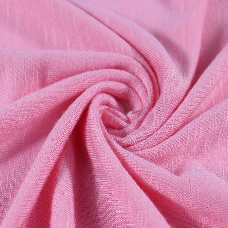 200GSM Viscose, Rayon Spandex Jersey, Slub Knitting Fabric