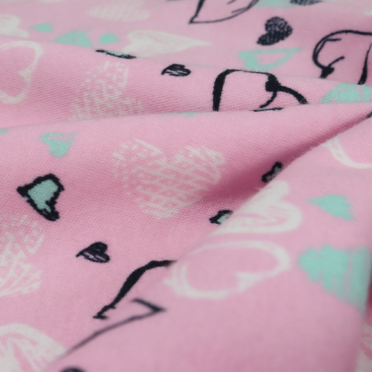 40s 100% Cotton Interlock, Pigement Print