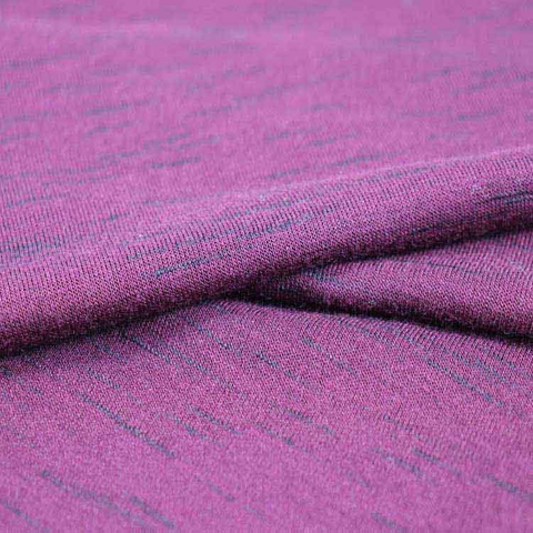 180GSM Rayon Polyester Spandex Jersey, Slub Fabric, Space Dye