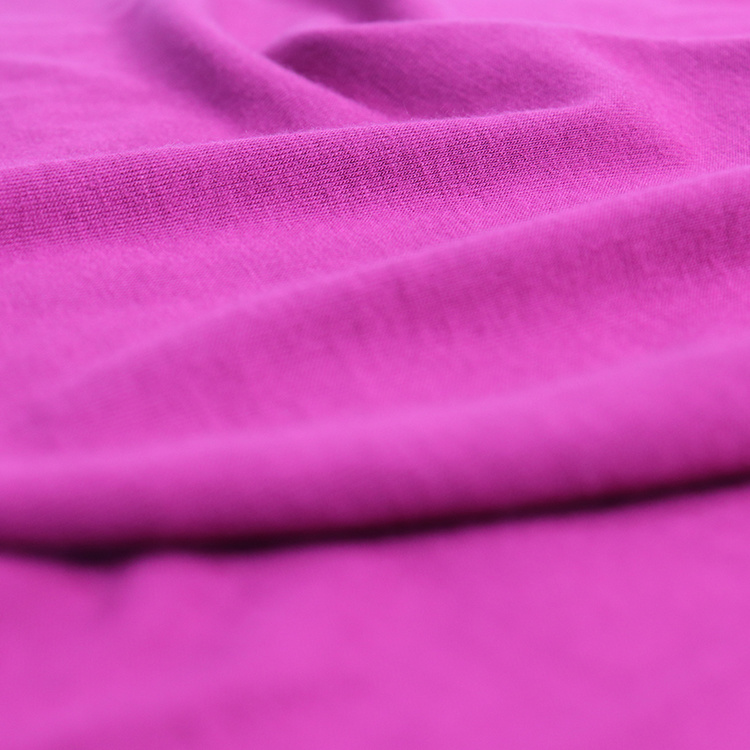 Viscose, Rayon Siro Elastic Jersey, Knit Fabric