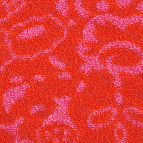 32S CT Organic Cotton/Polyester Jacquard Loop Terry, Cotton Blended with Polyester for Garments, 280GSM 