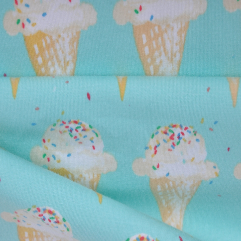 180GSM Organic Cotton Spandex Jersey, Reactive Print, Eco-Friendly
