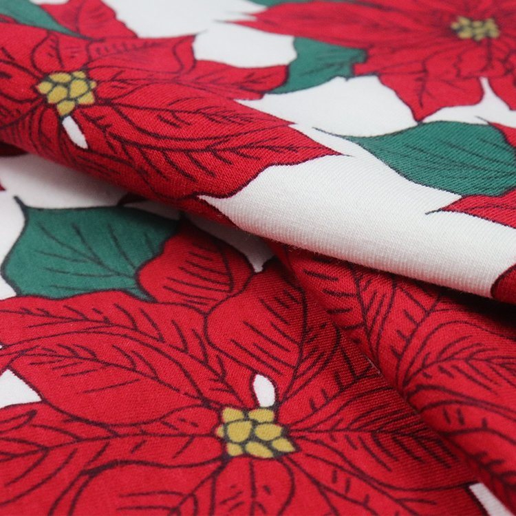Cotton Spandex Jersey, Reactive Print Fabric for Garment