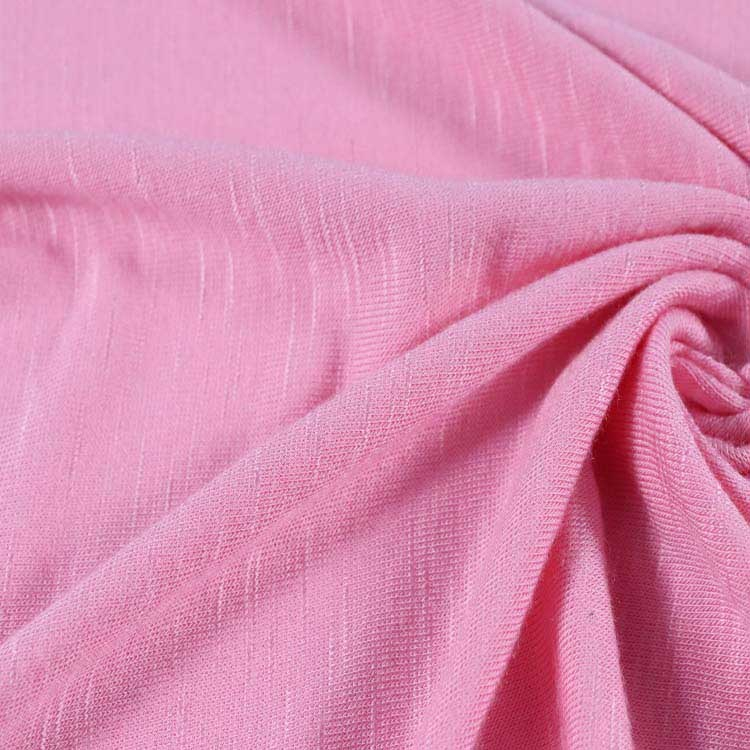 200GSM Viscose, Rayon Spandex Jersey, Slub Knitting Fabric