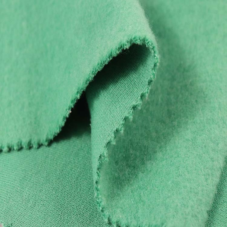 320GSM CVC Fleece Fabric, Terry, Brushed