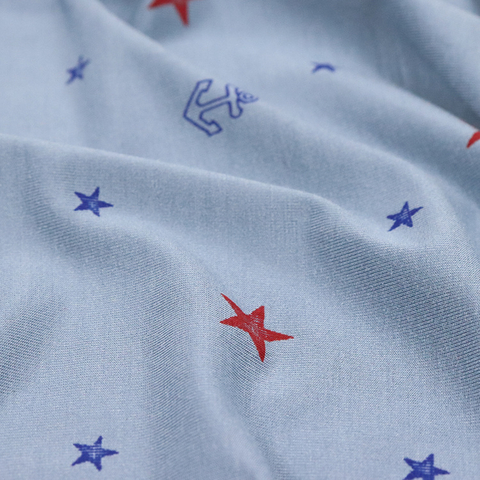 60s Lenzing Modal Lycra Jersey for Underwear, Pigement Print