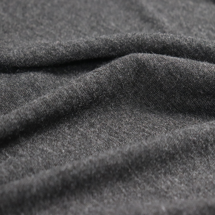 96%Rayon Stretch Jersey for Garment, 200GSM, Dark Melange