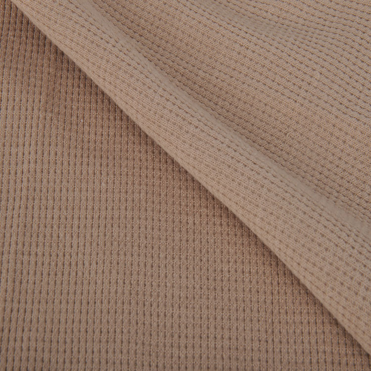 CVC Waffle Check, Knitting Fabric 